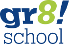 Gr8! school logo